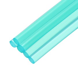 QUARKZMAN Pack of 6 100 mm x 7 mm Hot Glue Sticks Mini Glue Sticks for Hot Glue Gun, Hot Glue Sticks for Repairing Arts Decorating DIY Crafts, Clear Blue