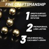 Gootaimi 16 pcs 3/8” Precision Solid Brass Bearing Balls, Brass
