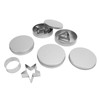 4Pcs Stainless Steel Cookie Cutter Set Biscuit Cutter Set Candy