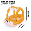 Bestway Friendly Fox Children's Inflatable Boat with Sun Protection Canopy