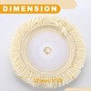 Partuto 1pc 5" 125mm Universal Wool Polishing Buffing Pad -
