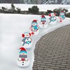 Fun Express Snowman Yard Signs - 6 Pc