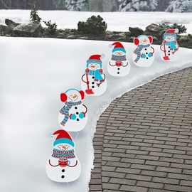 Fun Express Snowman Yard Signs - 6 Pc
