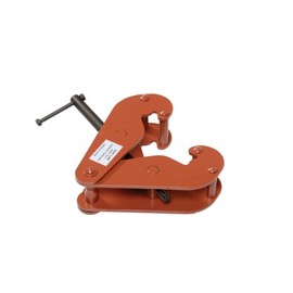 Vestil BC-6 Steel Beam Clamp Horizontal Lift Style 20-1/4 In. x 5-1/4 In. x 7-3/4 In. 6000 Lb. Capacity Orange