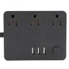 Desktop Smart Fast Charging Power Strip with 3 Outlet 3