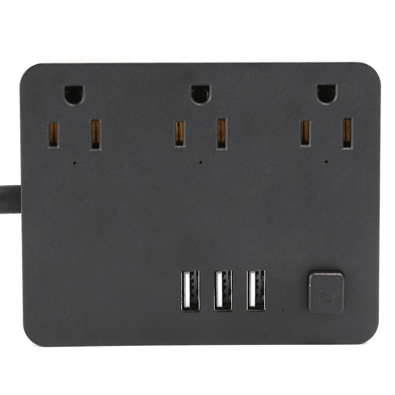 Desktop Smart Fast Charging Power Strip with 3 Outlet 3
