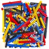 Minizfigs Technical Beam Building Brick Variety Random Assortment Set Red,