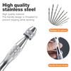 OioTuyi Pin Vise Hand Drill Set Includes 10 Precision Drill
