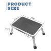 UNLRAE RV Step Stool,Car Accessories Adjustable Folding Step Stools with