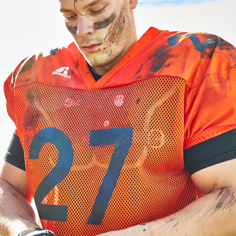 Russell Athletic Boys Stock Practice Jersey, Gold M