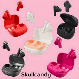 Skullcandy Smokin Buds XT Wireless Earbuds Bluetooth 5.2 Mic Fast Charging NEW - Bone