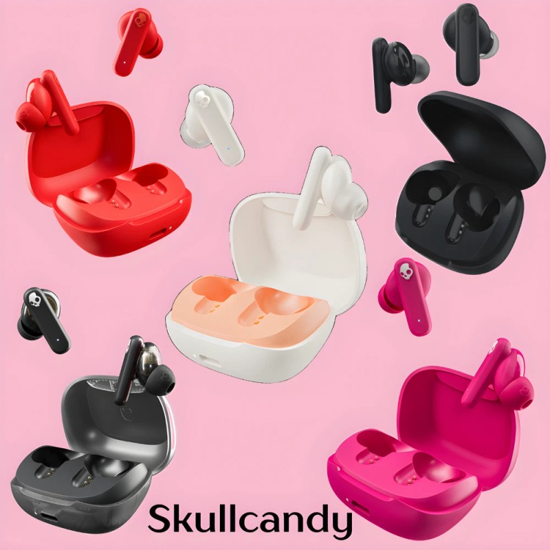 Skullcandy Smokin Buds XT Wireless Earbuds Bluetooth 5.2 Mic Fast