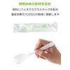 Strix Design SD-175 Disposable Cutlery, Biomass Spreading, White, 6.3 inches