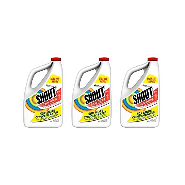 Shout Triple-Acting Liquid Refill 60 fl oz. by Shout (Pack of 3)
