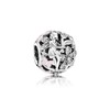 Stone Beads Sterling Silver Shiny Elf Charm with Cubic Zirconia