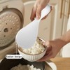 Ouliget Tumbler Anti-Stick Plastic Rice Spoon,Creative Stand Up Non Stick