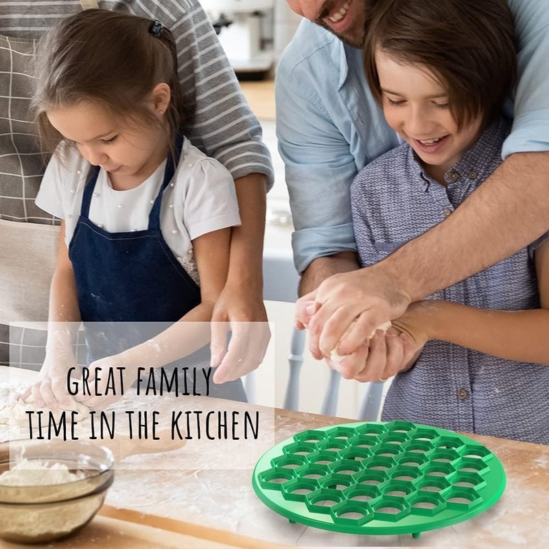 MHH Russian Dumpling Maker - Plastic Pelmeni Maker - Dumpling