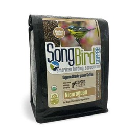 Thanksgiving Coffee "SongBird Nicaraguan" Medium Roasted Organic Shade Grown Whole Bean Coffee - 12 Ounce Bag
