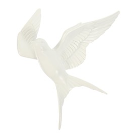 Gatuida 3d Bird Model Wall Decor Bird Statue Wall Hanging for Home Outdoor Resin Craft