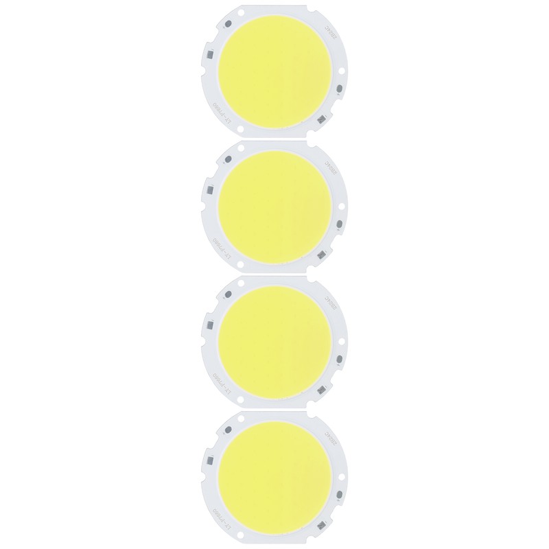 4PCS 75mm Round COB Lamp Bead High Power LED Chip
