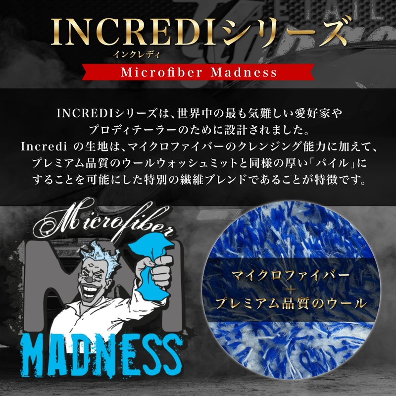 Microfiber Madness Car Wash Pad - Incredipad - Prevents Scratches