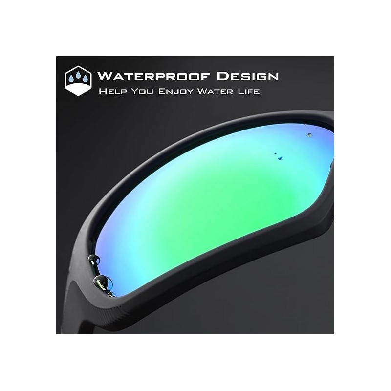 GOMEXUS F15 Fishing Sunglasses, CR39 Optical Polarized Lenses, Men's, Polarized