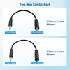 Cable Matters Combo-Pack TRS 2.5 mm and 3.5 mm Headphone