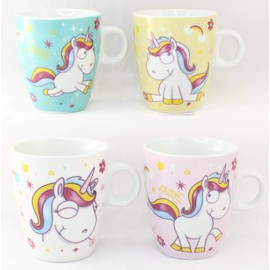 TASSA PORCELANA UNICORNI COMIC 8X7 CM