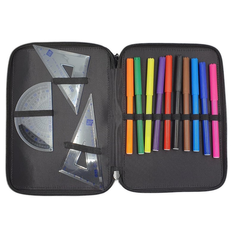 CreaDesign Children's Pencil Case with (Desired) Name, Unique Pencil Case