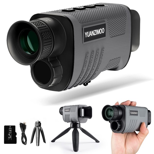 Night Vision Monocular Digital Infrared Monocular Telescope for 100% Darkness