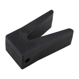 Texxparts Transom Saver 181440 Rubber V-Block W/Hole Compatible with Tracker Marine Y-Frame, Boat Motor Transom Support Trailer Parts