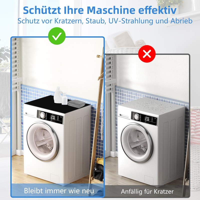 Washing Machine Pad, 68.5 x 68.5 cm, Non-Slip Washing Machine
