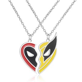 imani 2 Pcs Best Friend Necklace BFF Friendship Matching Gifts for Women Men (20”)