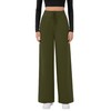 Arolina Slacks for Women Fall Winter Casual Wide Leg Pants