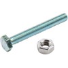 Merriway BH02278 (6 Pcs) Steel Hex Head Bolts with Nuts
