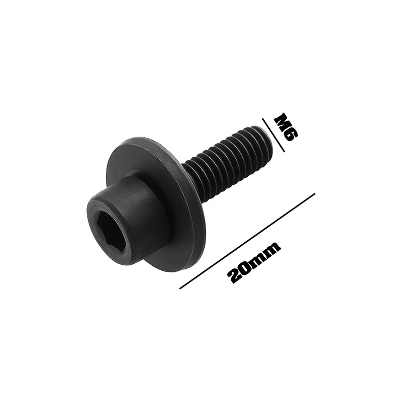 VGOL 4pcs M6 Left-Hand Thread Hex Bolt Circular Saw Blade