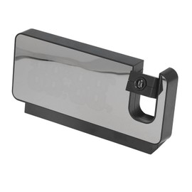 Projection Alarm Clock for Bedroom Ceiling, Digital Radio Alarm Clock with USB Charging Ports, 180° Projector, 4 Dimmers, Automatic Adjustment of (White Light of Black Shell)