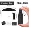 Cutiolly Mini Regenschirm,Regenschirm Sturmfest,Kompakter Mini-Reiseschirm,8 Rippen UV-Schirm,Taschenschirm für Männer Frauen,Windproof