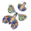 AWAVM Magic Flying Butterfly 16 Pieces Clockwork Butterfly Card, Rubber