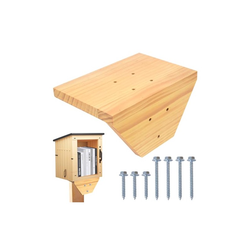Little Library Mount – Outdoor Library Box Bracket, Mounts to