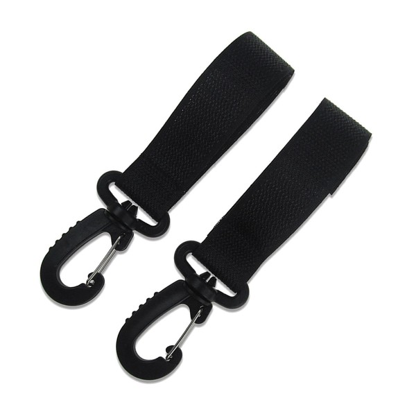 Stroller Carabiner Clip | 360-degree Rotating Bag Clips | Rotating