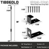 TIBEGOLD 36" Heavy Duty Cane Bolt Gate Drop Rod, Extra