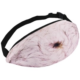 White Elephant Gifts for Adults,Christmas Gifts for Dad Husband Boyfriend Unisex 3D Beer Belly Bag, Funny Gag Gifts Waterproof Sport Pack for Birthday Valentine's Day Father's Day