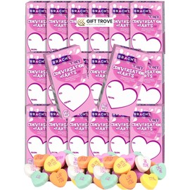 Tiny Conversation Hearts | Pastel Valentine's Candy | Valentine's Classroom Exchange | Delicious Fruity & Mint Flavors in a Colorful Pastel Display | Conversation Hearts Candy Packaged in Bulk (20 Pack - Exchange Boxes)