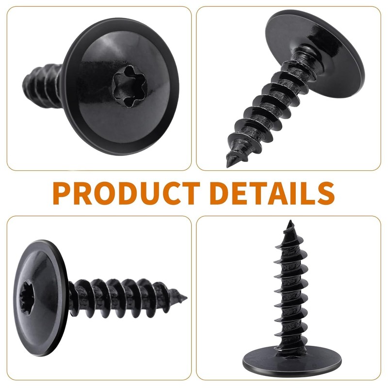 20PCS Self Tapping Screws - Small Car Screws - Metal