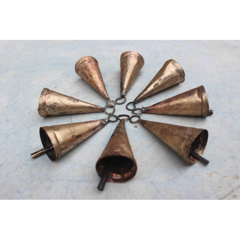 Mango Gifts 3 Dozen Triangular Bells with Metal Striker 7cm
