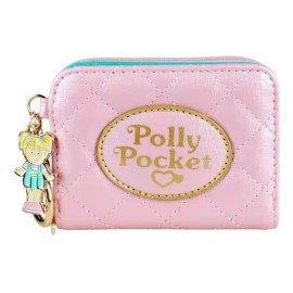 Cartera De Polly Pocket Rosa Compacta