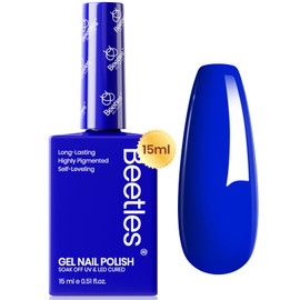 beetles Gel Polish Beetles Blue Gel Nail Polish 15ml Paulina Lapis Blue Color Noble Night Nail Polish Soak Off Uv LED Nail Lamp Gel Polish Manicure Salon DIY Home Colorful Bottle Gel