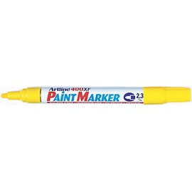 artline Pack of 12 400XF Paint Marker Yellow