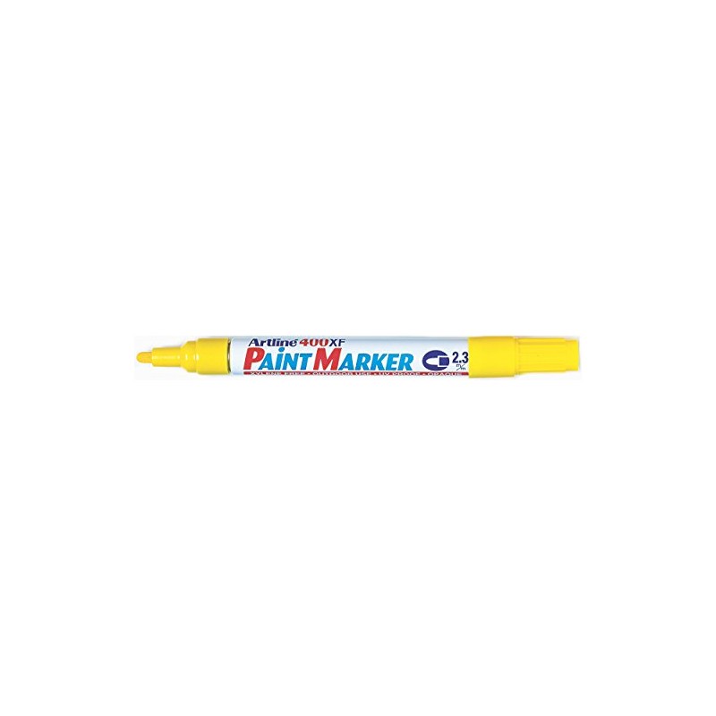 artline Pack of 12 400XF Paint Marker Yellow